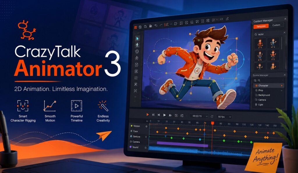 CrazyTalk Animator 3 Free Download