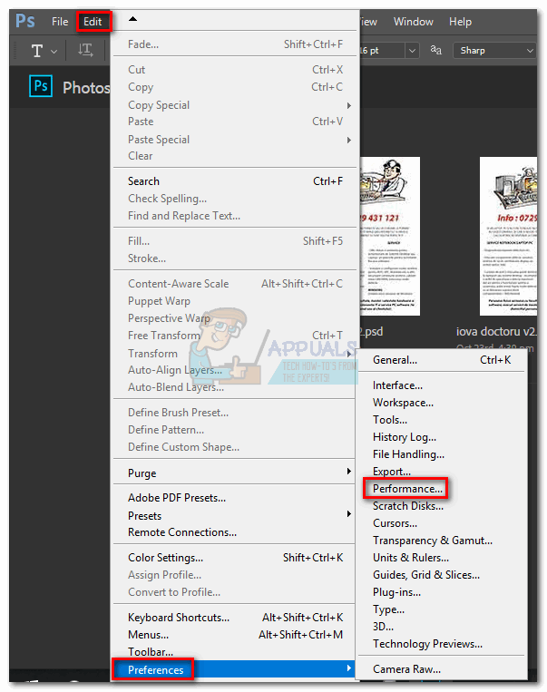Open Photoshop - Scratch Disks Are Full Error In Photoshop - Fixed