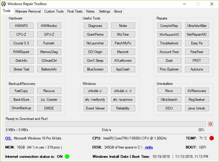 Download Windows Repair Toolbox - Download Windows Repair Toolbox 3.0.3.5 Portable