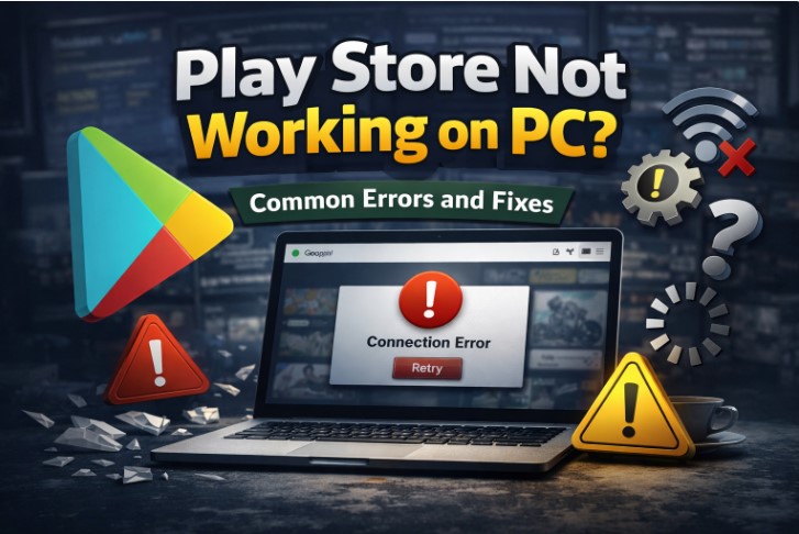 Play Store Not Working on PC Common Errors and Fixes - Play Store Not Working on PC? Common Errors and Fixes