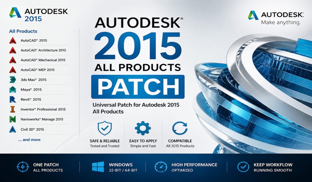 Autodesk 2015 All Products Patch Keygen Xforce